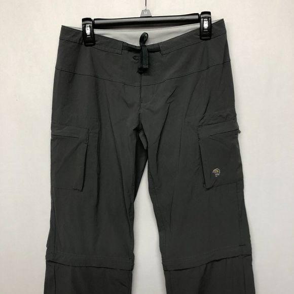 Mountain Hardwear Women Outdoor Hiking Convertible Pants Size 8 Gray B224 -4 - Picture 10 of 14